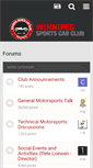 Mobile Screenshot of forums.wscc.mb.ca
